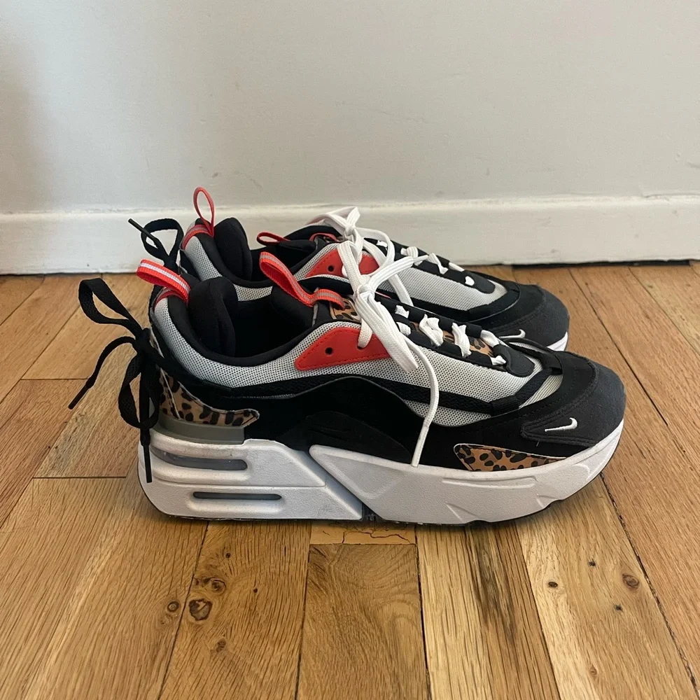 ON HOLD - Nike Air Max Furyosa Leopard Red Women's 8.5 NWOT - Picture 2 of 6